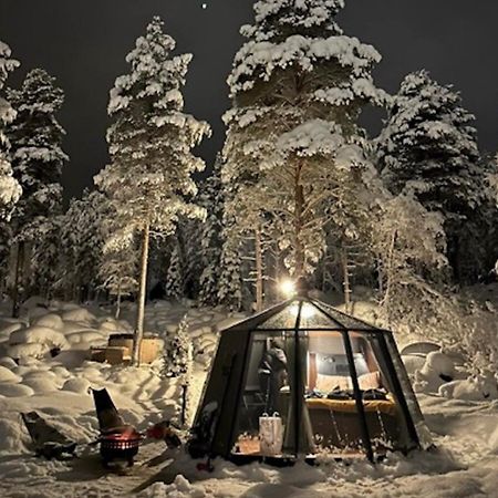 Aurora Igloo With Private Hot Tub By Invisible Forest Lodge Rovaniemi Exterior photo